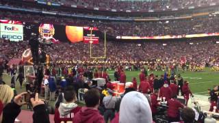 Redskins player entrance Wild Card Playoff Game