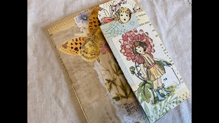 #The100DayProject | Day 94 pt 1: book page journal insert | Inspired by : all things magical-fairies