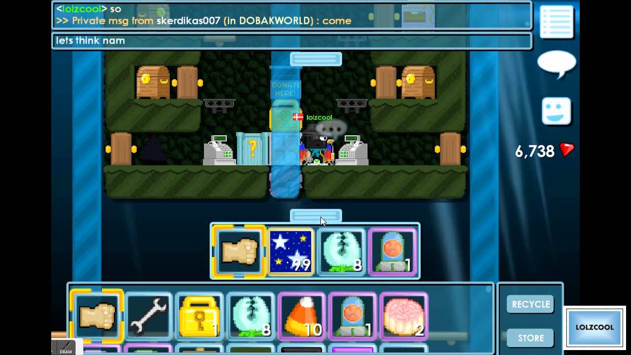 Growtopia: Use harvest moon blast
