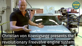 Christian von Koenigsegg presents the revolutionary Freevalve engine system