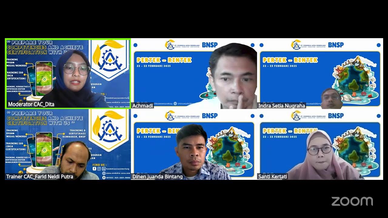 Training Pertek Rintek Lingkungan - 23 Februari 2025 | Sesi Siang