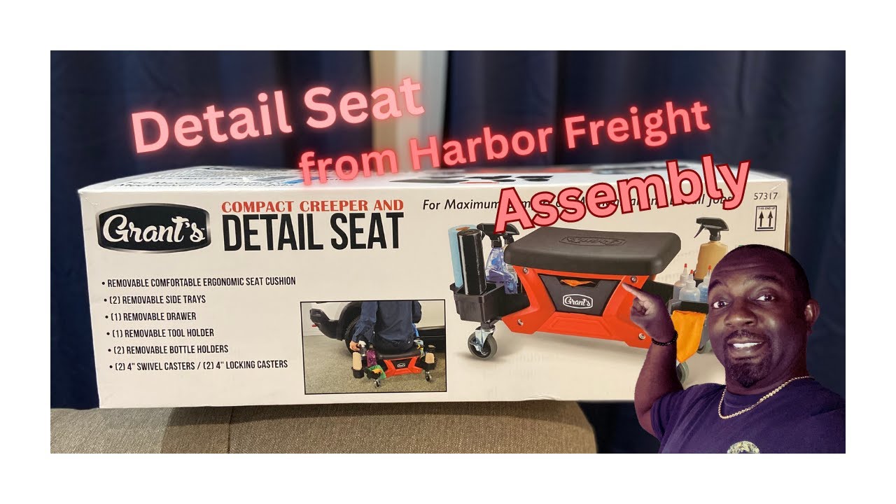 Grants Detail Seat Assembly - Harbor Freight - YouTube
