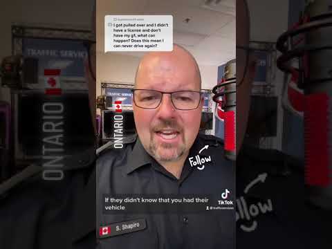 Driving Without A Licence In Ontario Consequences Shorts