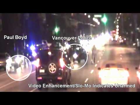 Vancouver Police Department Shooting: Video Analysis: Paul Boyd Innocent??