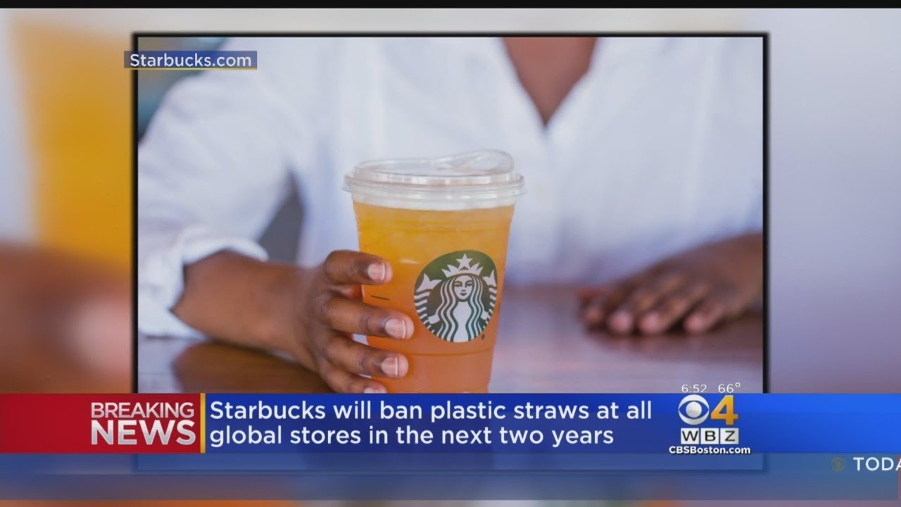 Starbucks To Stop Offering Plastic Straws By 2020