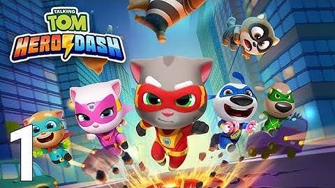 Talking Tom Hero Dash Gameplay Walkthrough Part 1 - Tutorial 2025 (iOS/Android Games)