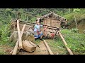 Mai returned home after the storm had destroyed her house.