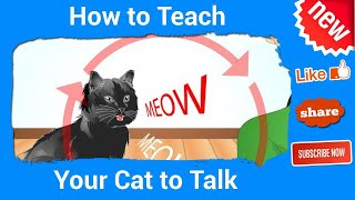 Cat Training How to Teach Your Cat to Talk