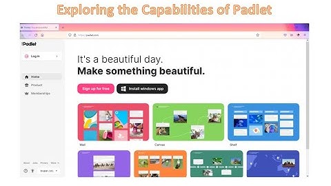 Padlet Demonstration