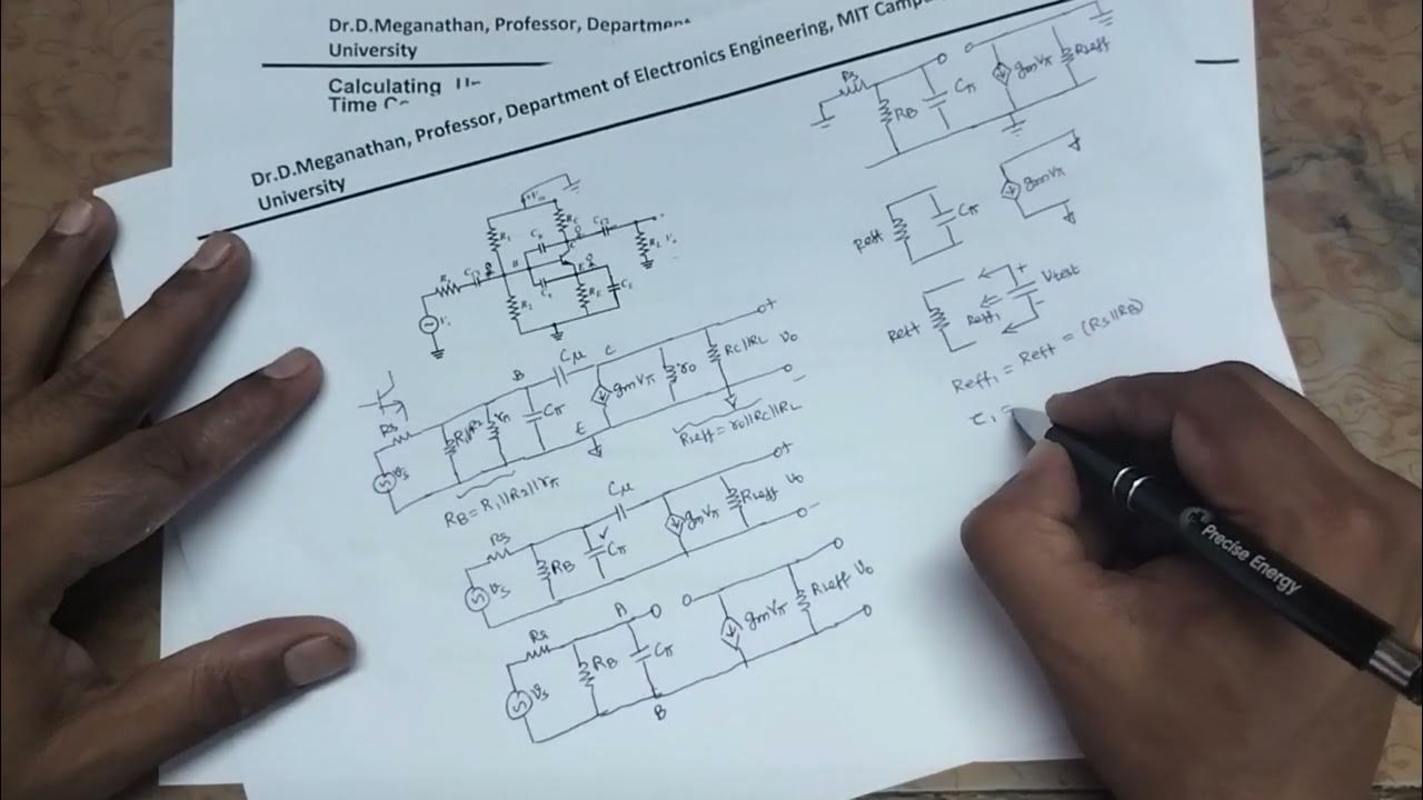 Zero value time constant method to evaluate upper cutoff frequency of