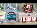 Makita 40v 270mm track compatible circular saw 1058 review beast mode activated