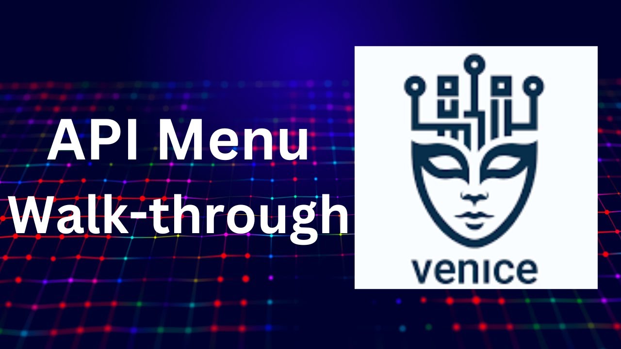 Basic walk-through on Venice API page - YouTube