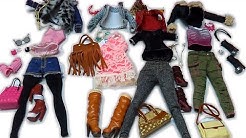 العاب تلبيس بنات, 4 باربي ستايل بالمفاصل, اكثر من 100 ستايل, Barbie Style Mix & Match Fashions