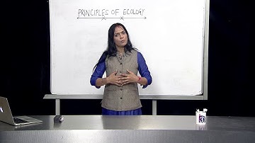 Lesson 25 Principles of Ecology Part 1