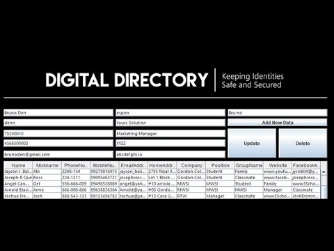 PHONE DIRECTORY SYSTEM IN JAVA WITH SOURCE CODE