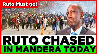 Ruto must go! WANTAM! Ruto must go Chants in Mandera as Angry Residents Protest Jubaland Forces