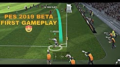 PES 2019 BETA GAMEPLAY 😍 || AMAZING GRAPHICS || PES MOBILE.