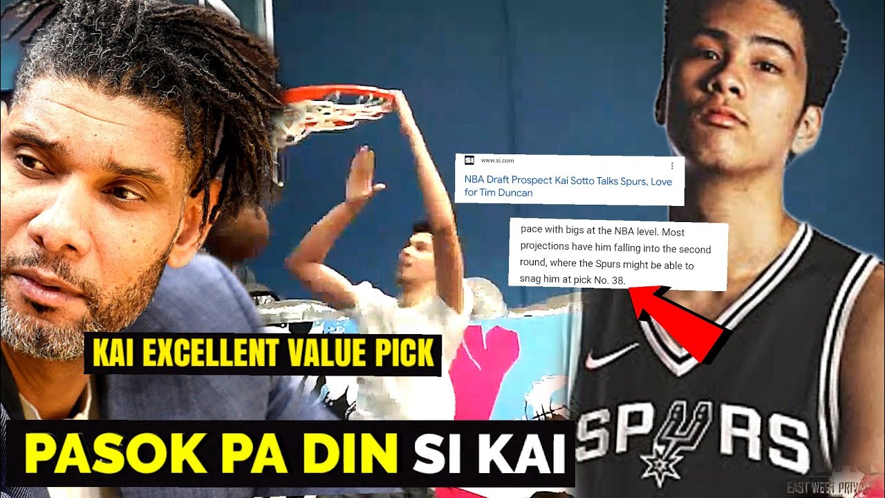 WOW ! PASOK pa din si KAI SOTTO sa Top ! Featured pa ng S.I para sa SAN ANTONIO SPURS !