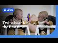 Australian-first surgery allows deaf twins to hear for the first time | ABC NEWS
