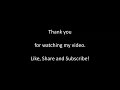 End of video