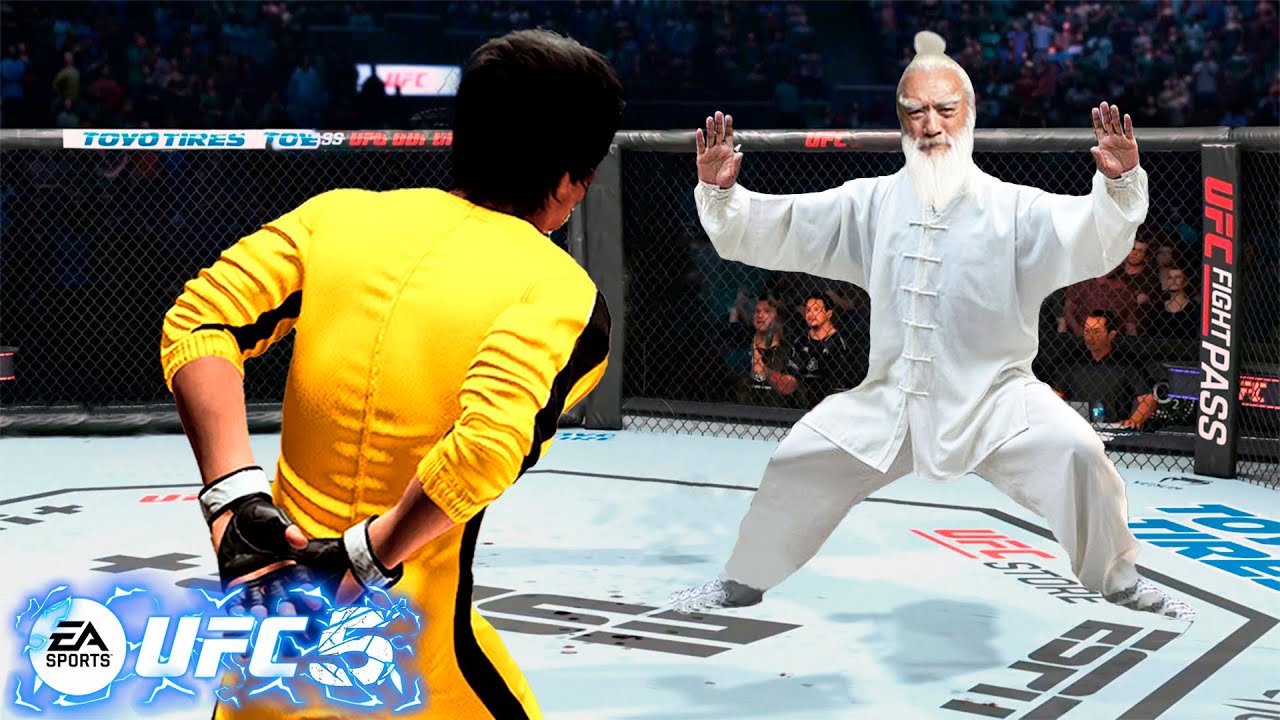 UFC4 Bruce Lee vs White Dragon EA Sports UFC 5