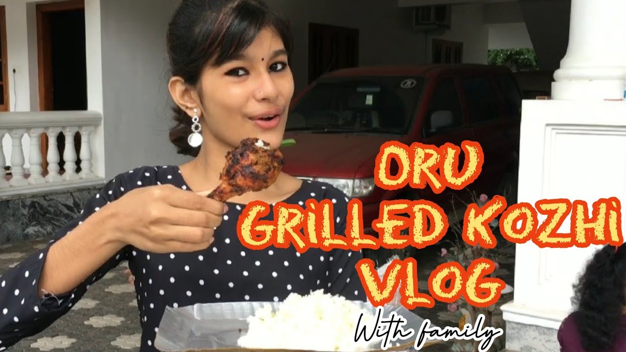 Oru grilled kozhi vlog 😂 with family😍 #thejathangu #thangu