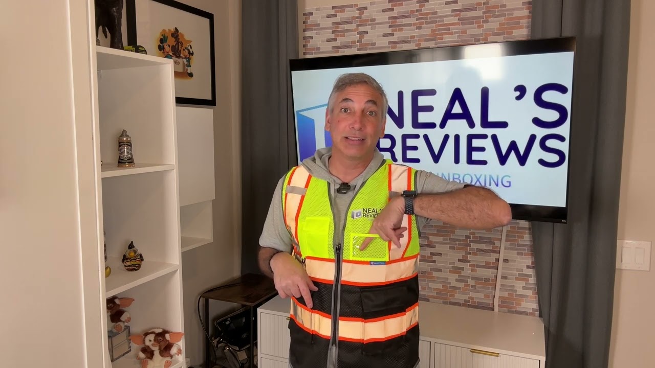 Yellow Logo Safety Vest Review & Unboxing    4K