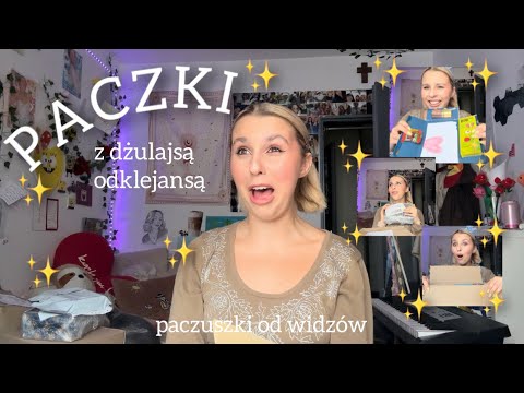 PACZKI OD WIDZÓW z odklejencem 🫣✨