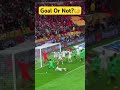 Marroco VS Senegal Disallowed Goal Football Marroco Senegal Africa 