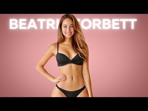 Fashion Model Beatriz Corbett Shines at Miami Swim Week 2025 | Slow-Motion Runway Walk |Bikini Model