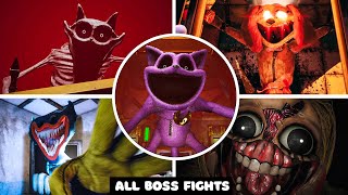 ALL Boss Fights in Poppy PLaytime: Chapter 3 - ALL New Bosses & Ending