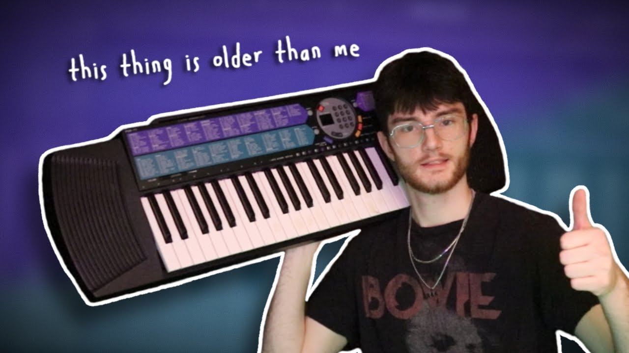 Making a Beat With a $15 Keyboard From 1995! (Yamaha PSR-77)