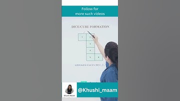 What is the opposite number of 1, 2, 3 in a dice #shorts #ytshorts #reasoning #cube #viralshorts
