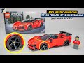 LEGO Speed Champions 77254 Ferrari SF90 XX Stradale Detailed Building Review - Custom Rims!