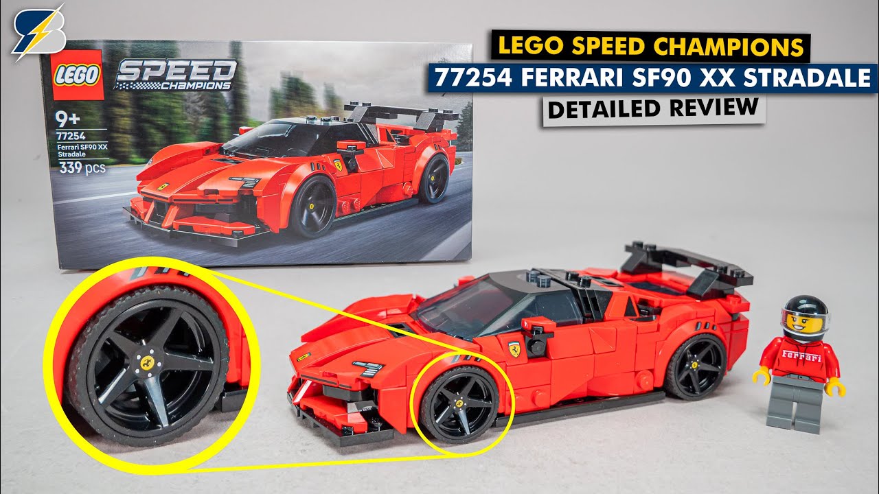 LEGO Speed Champions 77254 Ferrari SF90 XX Stradale Detailed