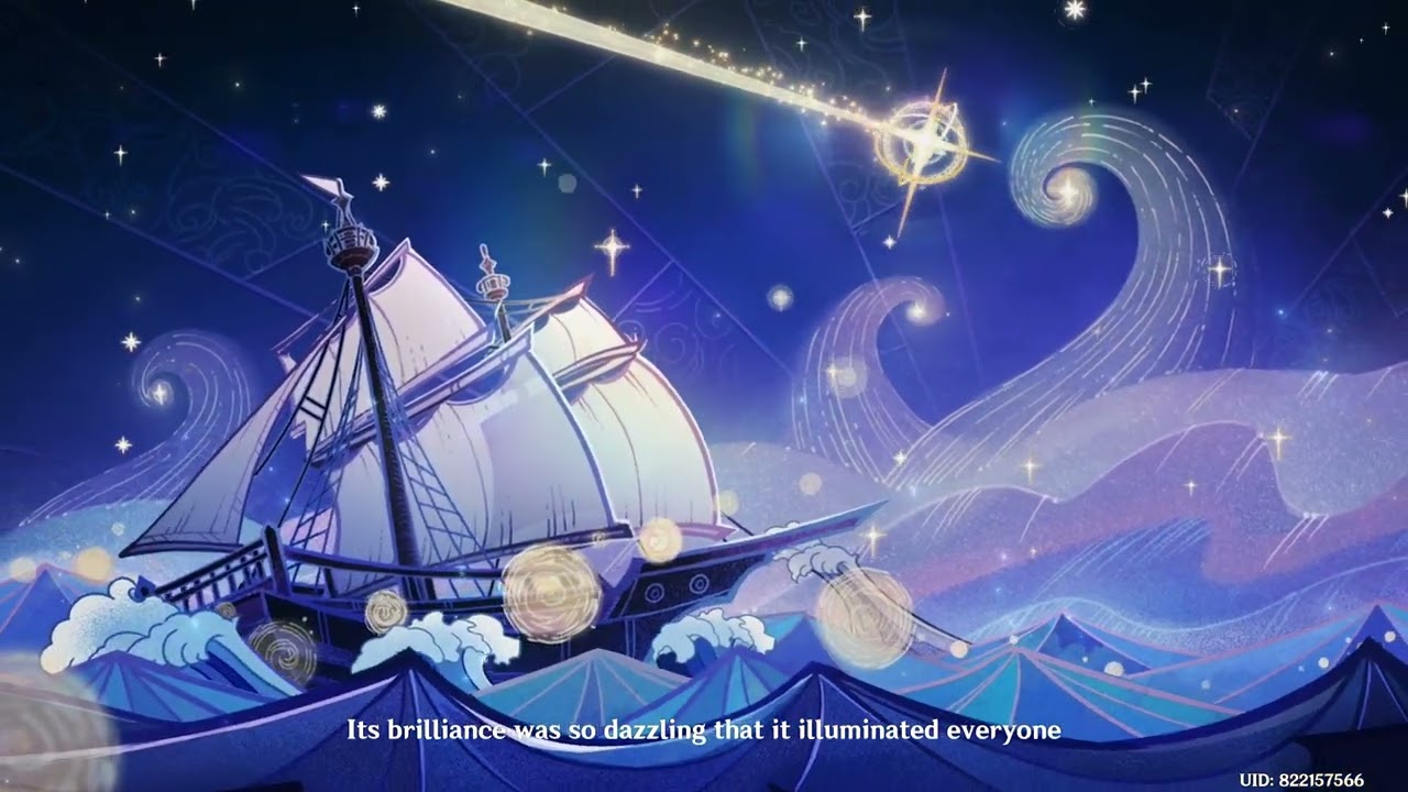 Mona cutscene - Summertime odyssey | Genshin Impact