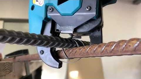Rebar tying slow motion