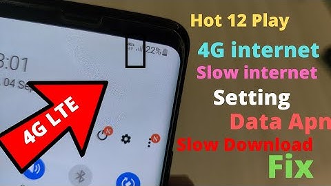 Infinix Hot 12 Play Internet Slow problem Data Not Working