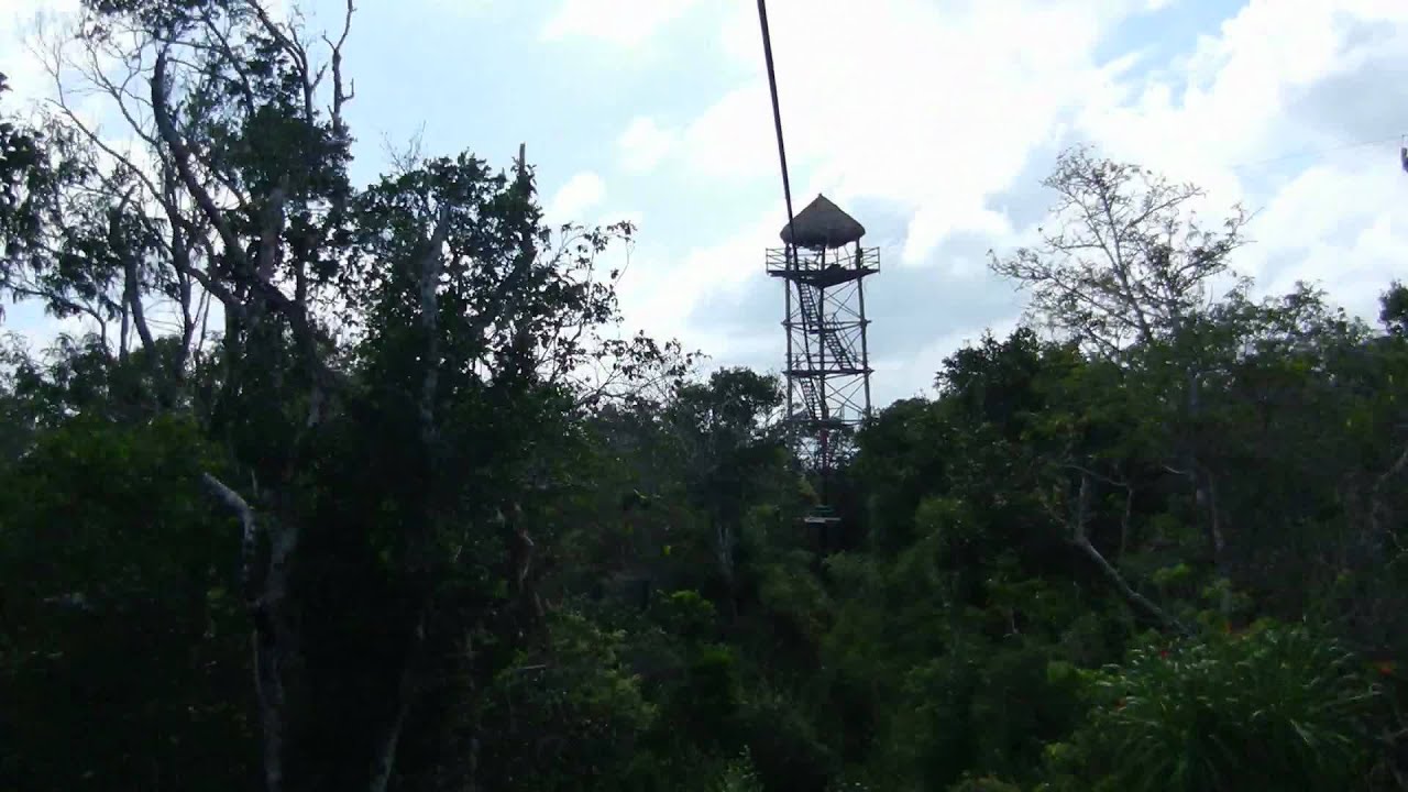 Danny & Kari's Honeymoon: Zip-Line Adventure!