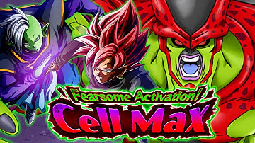 THIS RUN WAS CRAZY! EZA TEQ LR GOKU BLACK AND ZAMASU VS CELL MAX BOSS EVENT! (Dokkan Battle)