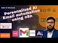 EP-03 Personalized Ai Email automation using n8n | Gmail Auto Reply Setup &amp; Workflow Tutorial