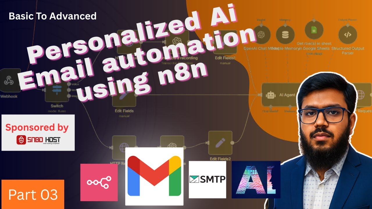 EP-03 Personalized Ai Email automation using n8n | Gmail Auto Reply ...