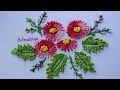 Hand Embroidery: Knotted lazy daisy stitch | Bordados a Mano: Puntada margarita anudada |Artesd'Olga