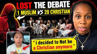 After Watching One Muslim Woman Face 20 Christian Women...She Left Her Religion