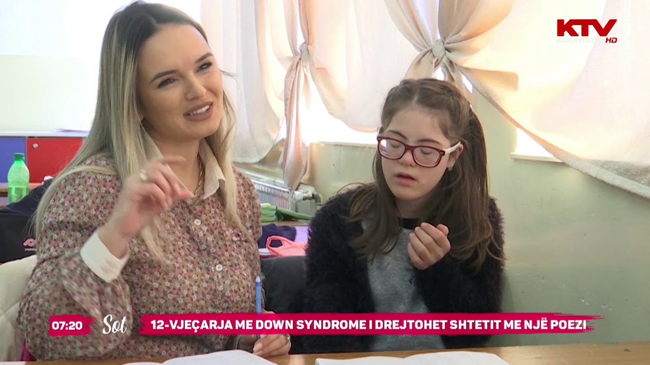12 Vjeçarja me down symdrome i drejtohet shtetit me një poezi 03 12 2020