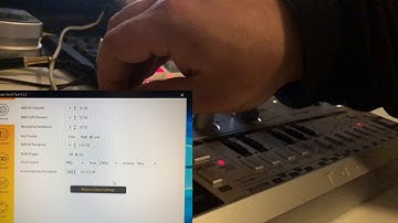 Behringer TD-3 Sync with Korg Volca Sample 3,5 mm Cable/Behringer SynthTool Settings you See!