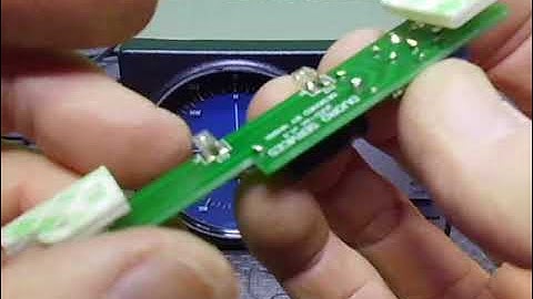 yLED ac-RC, Display illumination PCB for Kenpro RC (full circle) rotator Controllers