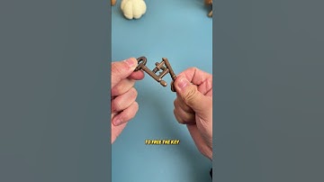 How can these two inseparable keys be separated?#puzzle#iq#iqtest