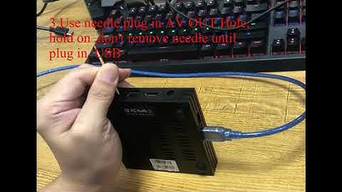 T95 max Flash firmware reset / update system