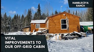 Vital Improvements to our Off-Grid Amish Cabin